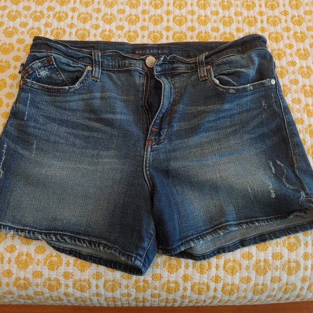 Denim shorts